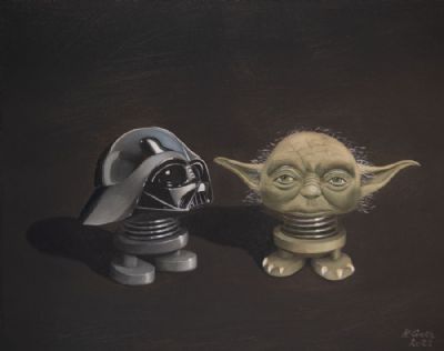 Darth Vader VS Yoda (Solgt)